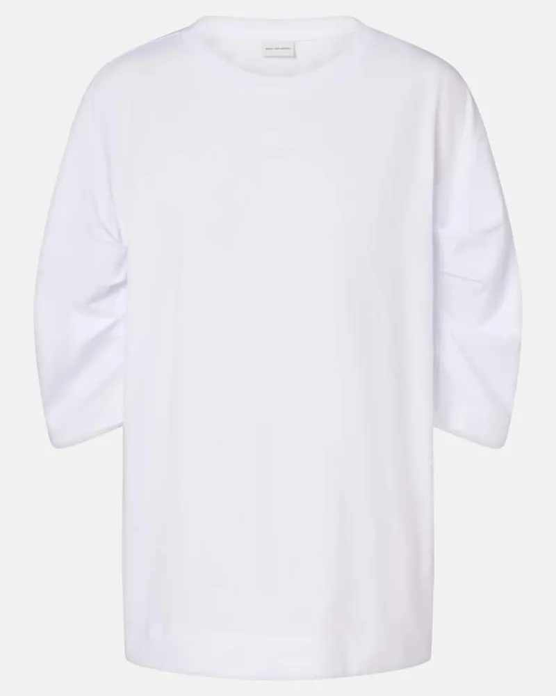 Dries van Noten T-shirt in cotone Bianco