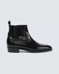 John Lobb Stivaletti Chelsea Masons in pelle Nero