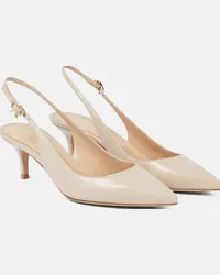 Gianvito Rossi Pumps slingback Ribbon Sling in pelle Beige