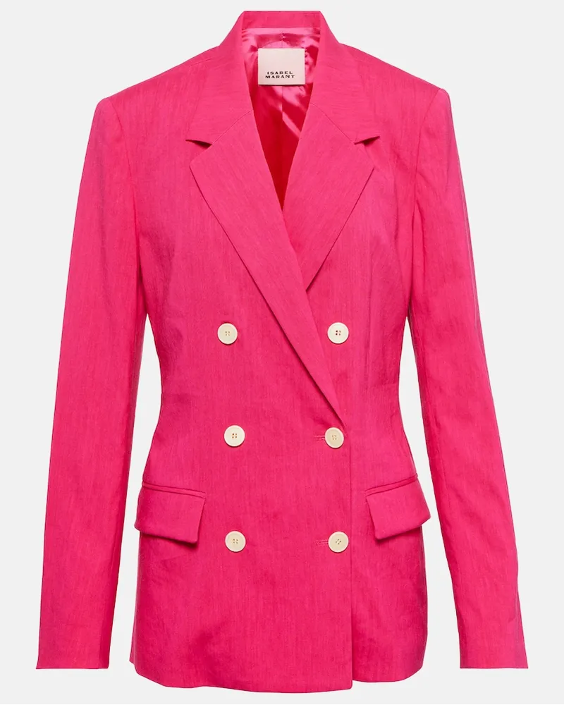 Isabel Marant Blazer doppiopetto Sheril Rosa