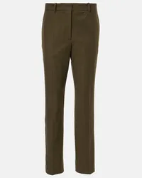 Joseph Pantaloni regular Coleman in gabardine Verde