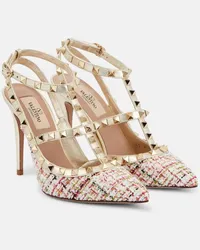 Valentino Garavani Pumps Rockstud 100 in bouclé Multicolore