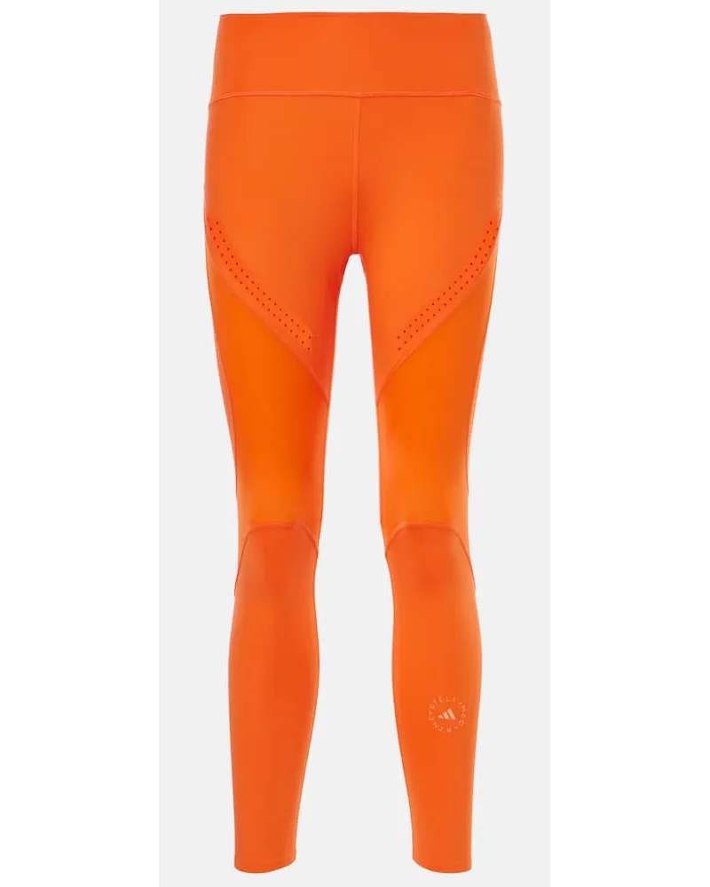adidas Leggings con logo Arancione