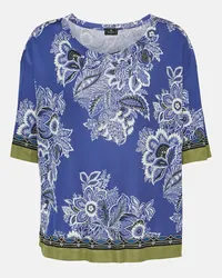 Etro Top con stampa Blu