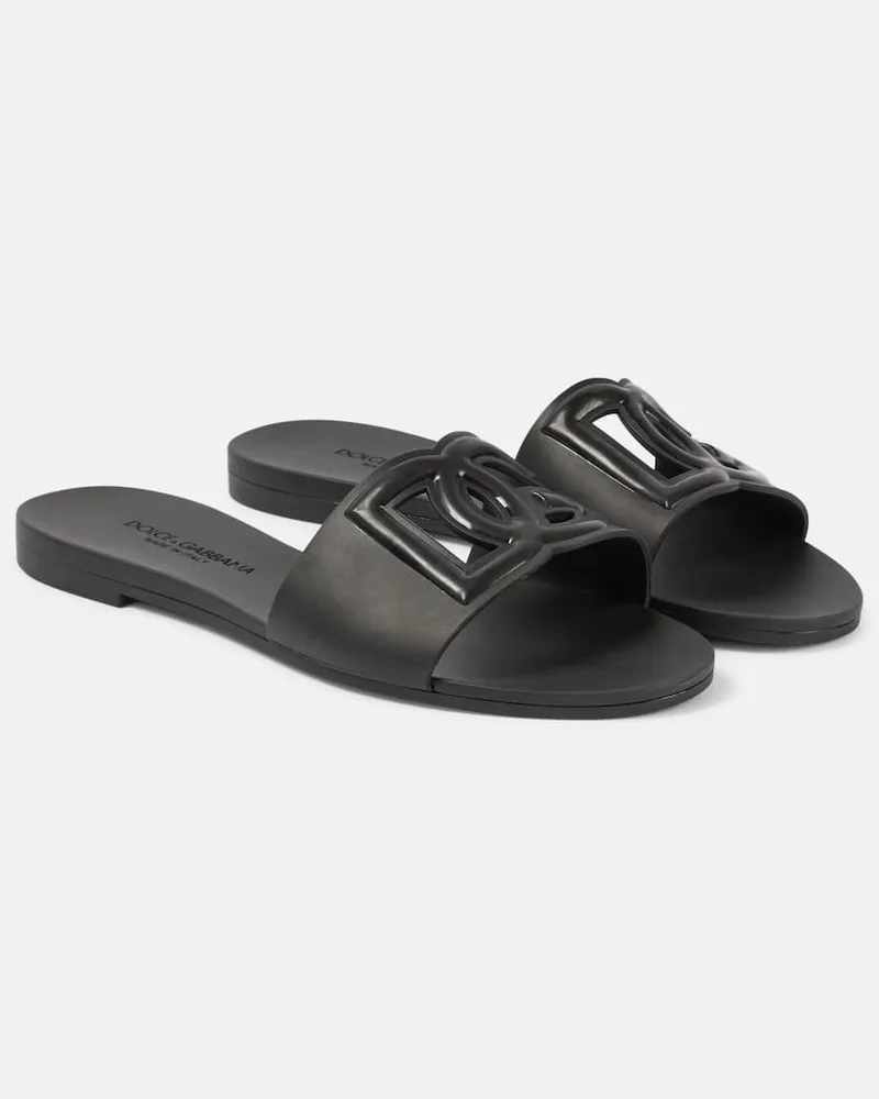 Dolce & Gabbana Sandali DG con cut-out Nero