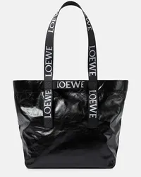 Loewe Borsa Fold Shopper in pelle Nero