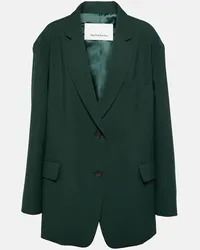 FRANKIE Shop Blazer oversize Bea in twill Verde