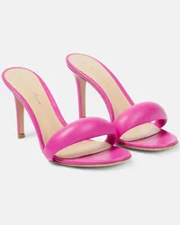 Gianvito Rossi Mules Bijoux 85 in pelle Rosa