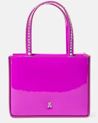 Amina Muaddi Borsa Super Amini Gilda Mini in vernice Rosa