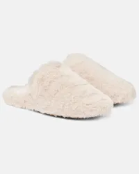 Max Mara Mules in teddy Bianco