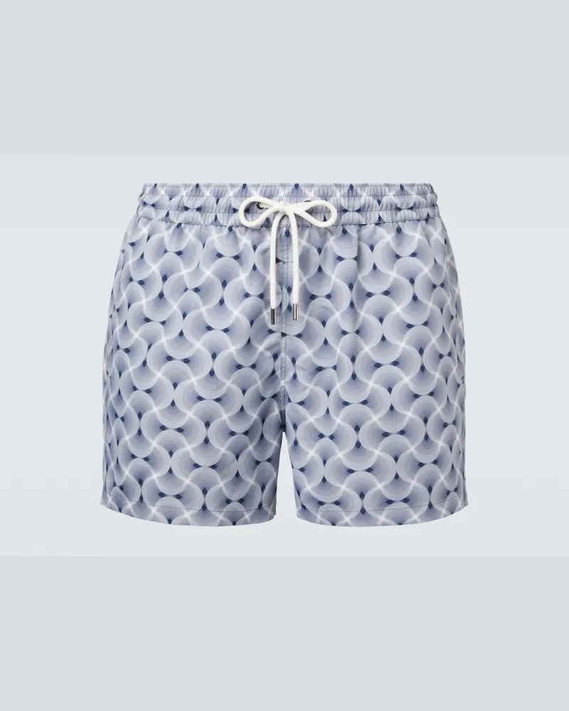 Frescobol Carioca Costume da bagno Rio con stampa Blu