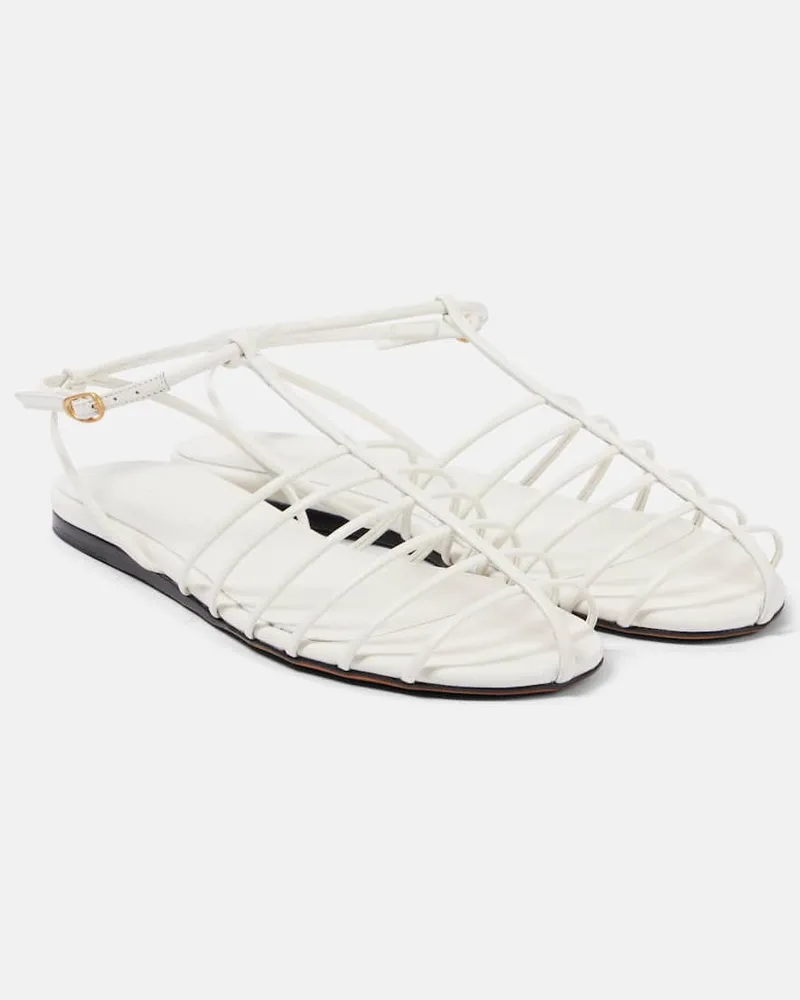 Proenza Schouler Sandali Tee Cage in pelle Bianco