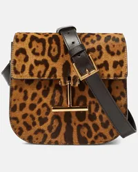 Tom Ford Borsa a tracolla Tara Mini in cavallino Marrone