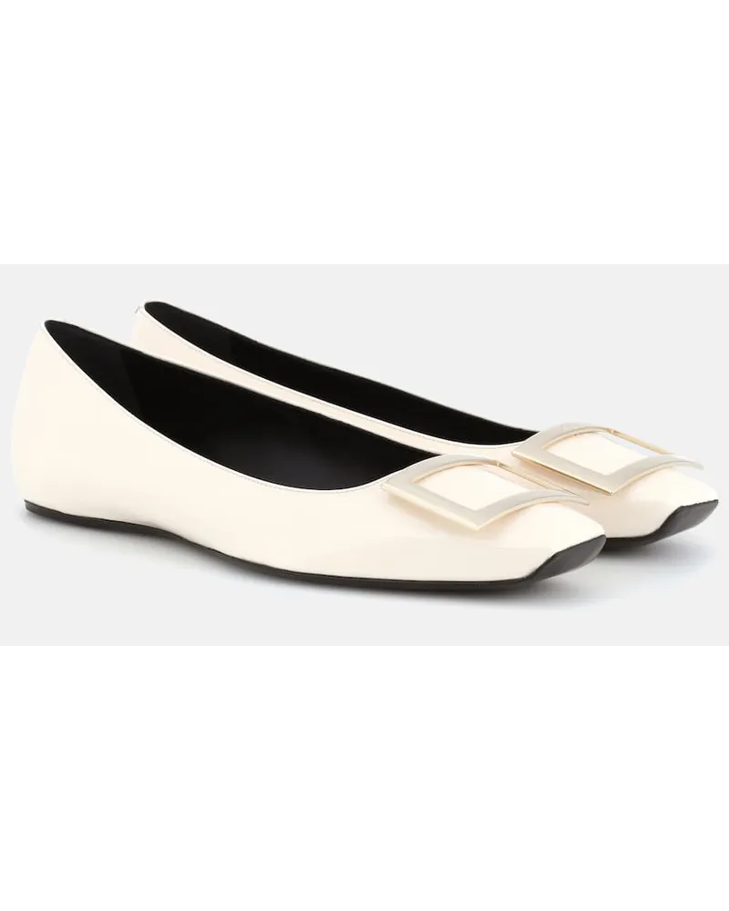 Roger Vivier Ballerine Gommette in pelle Bianco