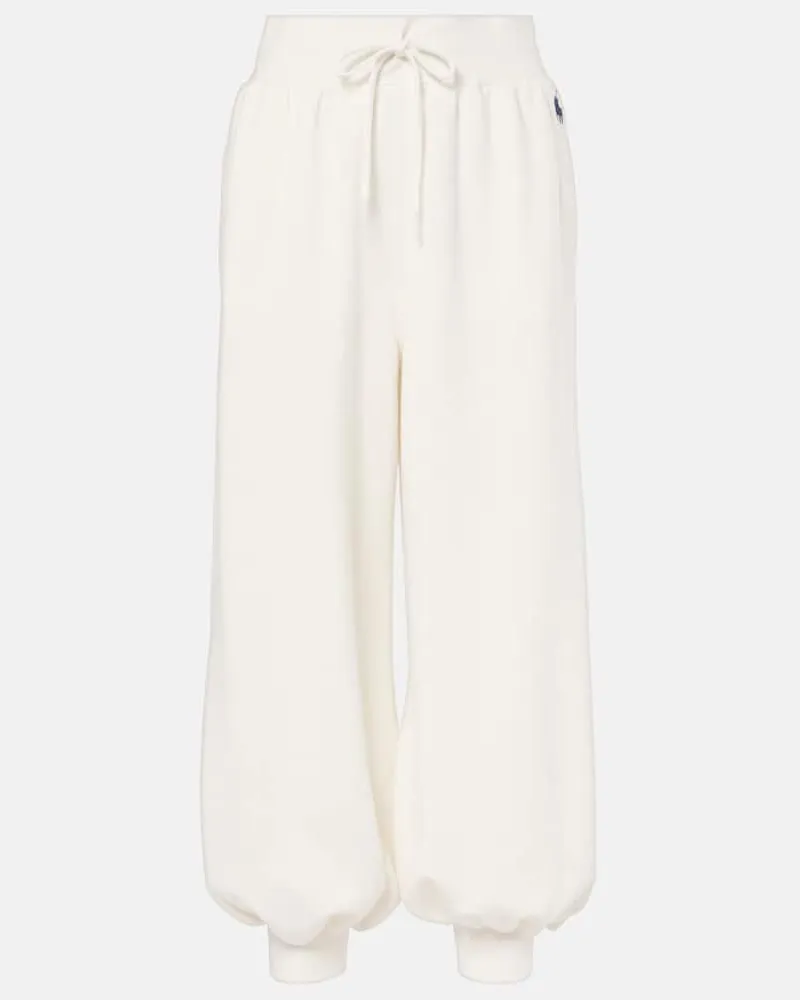 Ralph Lauren Pantaloni sportivi in jersey Bianco