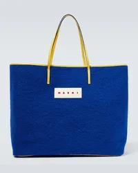 Marni Borsa reversibile Janus Medium Blu