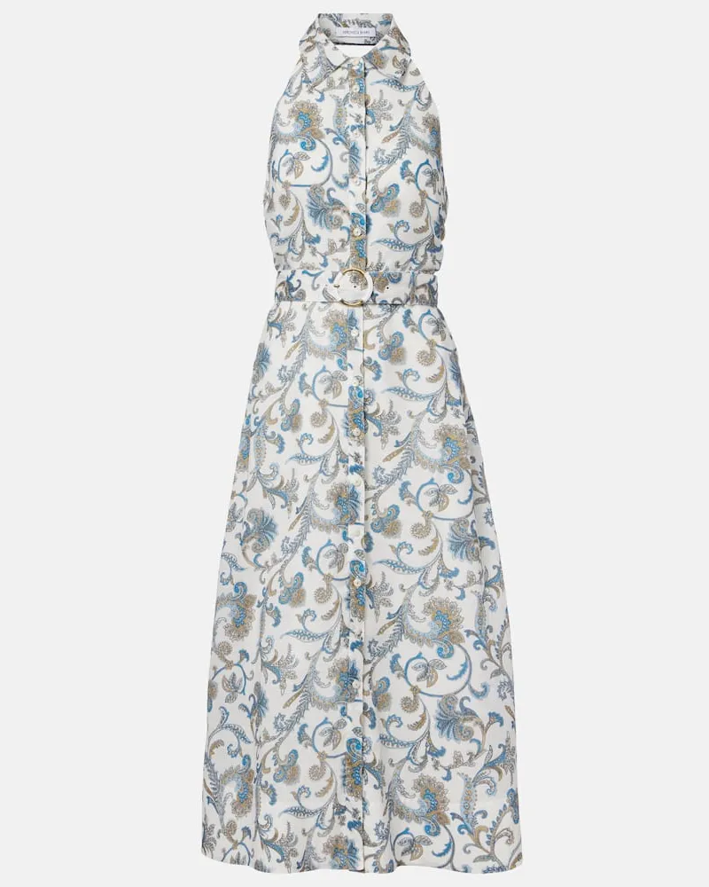 Veronica Beard Abito midi Mackey con stampa paisley Multicolore