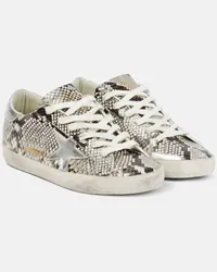 Golden Goose Sneakers Super-Star in pelle stampata Multicolore