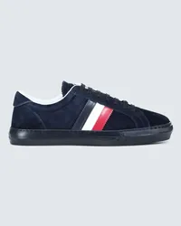 Moncler Sneakers New Monaco in suede Blu