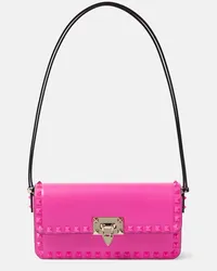 Valentino Garavani Borsa a spalla Rockstud in pelle Rosa