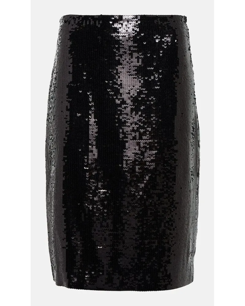 Nili Lotan Minigonna Bonne con paillettes Nero