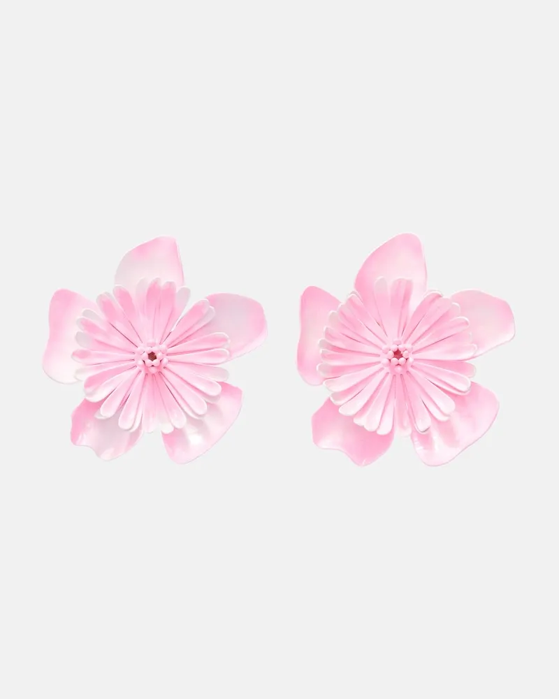 Chloé ChloÃ© Orecchini a clip con fiori Rosa