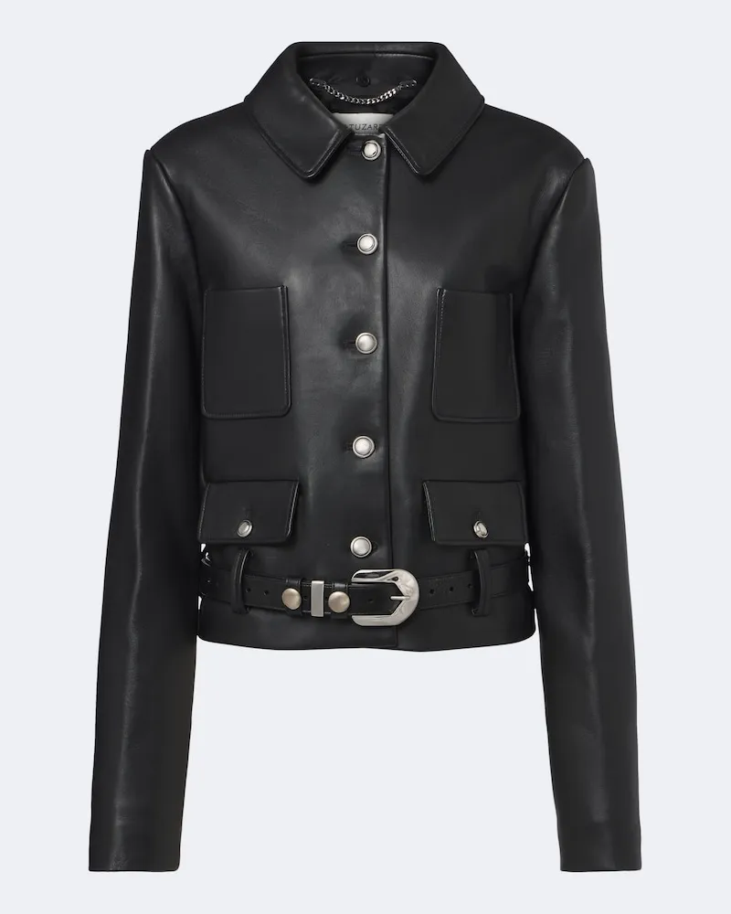 Altuzarra Giacca Simons in pelle Nero