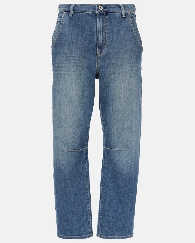Adriano Goldschmied Jeans a gamba larga Amsterdam a vita media Blu