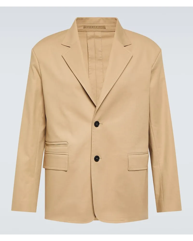 Lanvin Blazer in misto cotone Beige