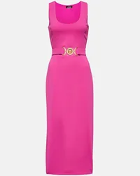 Versace Abito midi con cintura Medusa '95 Rosa