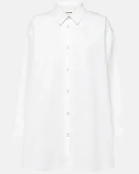 Jil Sander Camicia in popeline di cotone Rosa