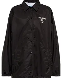 Prada Giacca in Re-Nylon Nero