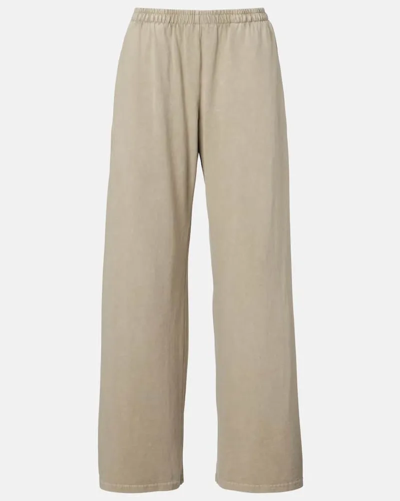 The Upside Pantaloni a gamba larga Soho Tokio in cotone Beige