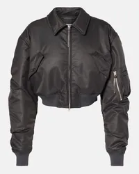 Acne Studios Bomber cropped Grigio