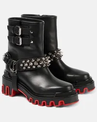 Christian Louboutin Stivaletti Dune Bike in pelle Nero