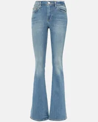 Frame Denim Jeans Le High Flare a vita alta Blu