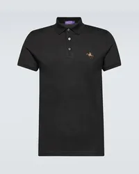 Ralph Lauren Polo in cotone piqué Nero