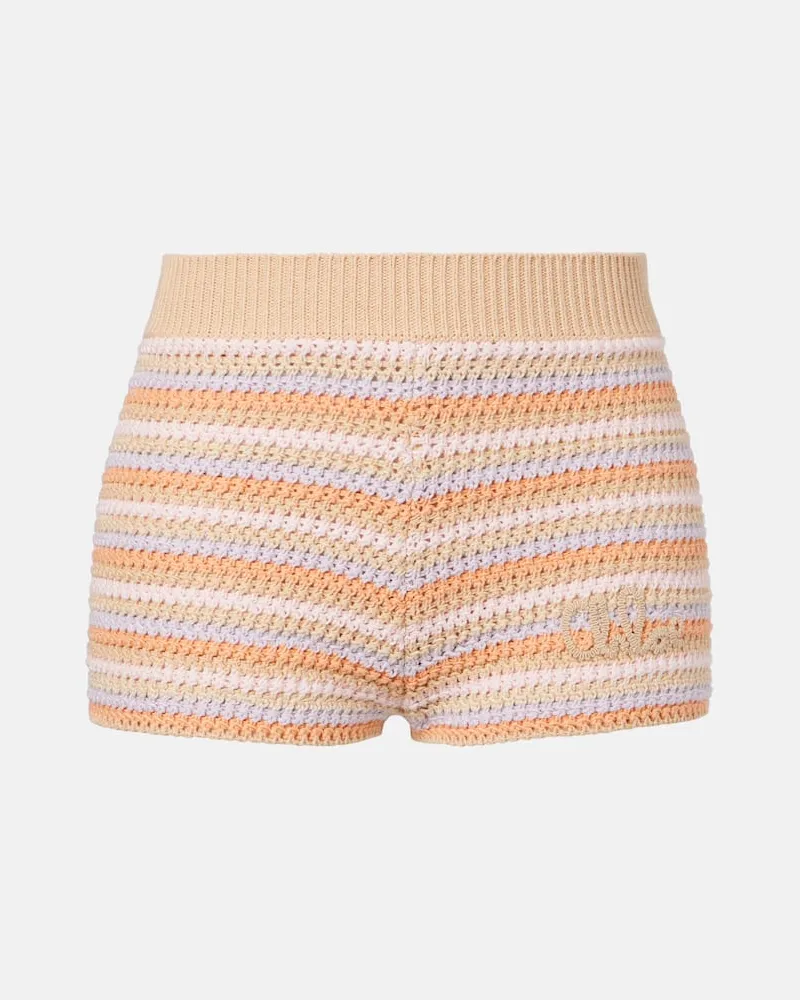 Chloé ChloÃ© Shorts in maglia di cotone Multicolore