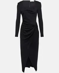 Diane von Furstenberg Abito midi Hughie in jersey Nero