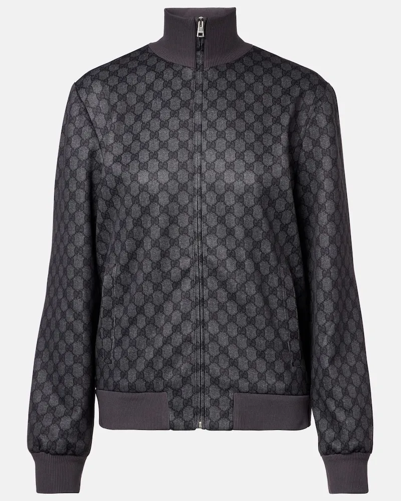 Gucci Giacca in jersey GG Nero