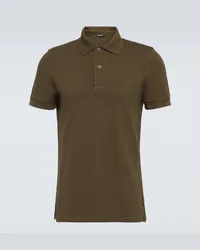 Tom Ford Polo in cotone Verde