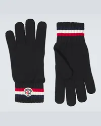 Moncler Guanti in lana Nero