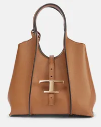 TOD'S Borsa Timeless Small in pelle Marrone