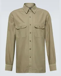 Tom Ford Camicia in cotone Verde