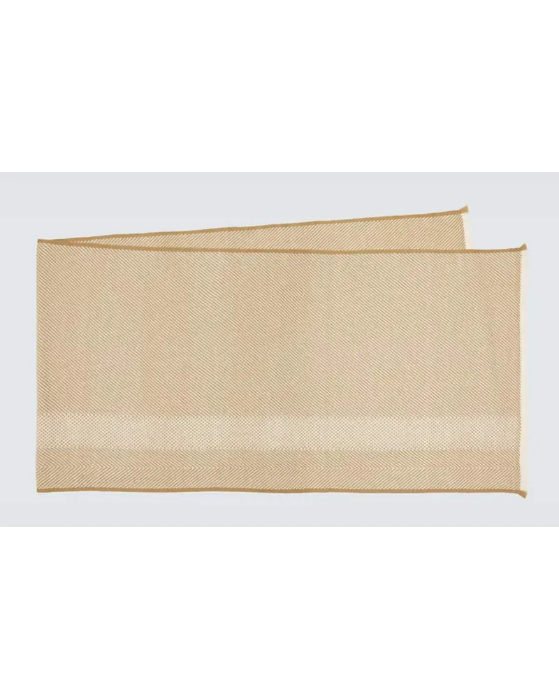 Loro Piana Sciarpa in cashmere Beige