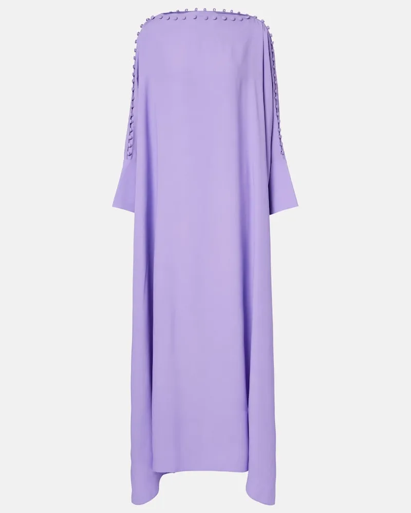 Taller Marmo Caftano Mila in crÃªpe cady Viola