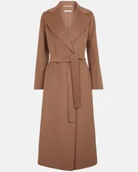 Max Mara Cappotto Poldo in lana Marrone