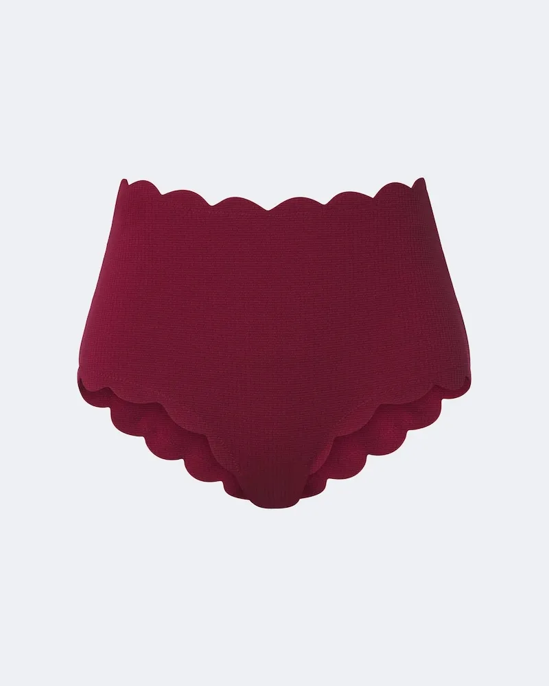Marysia Slip bikini Santa Monica Borgogna