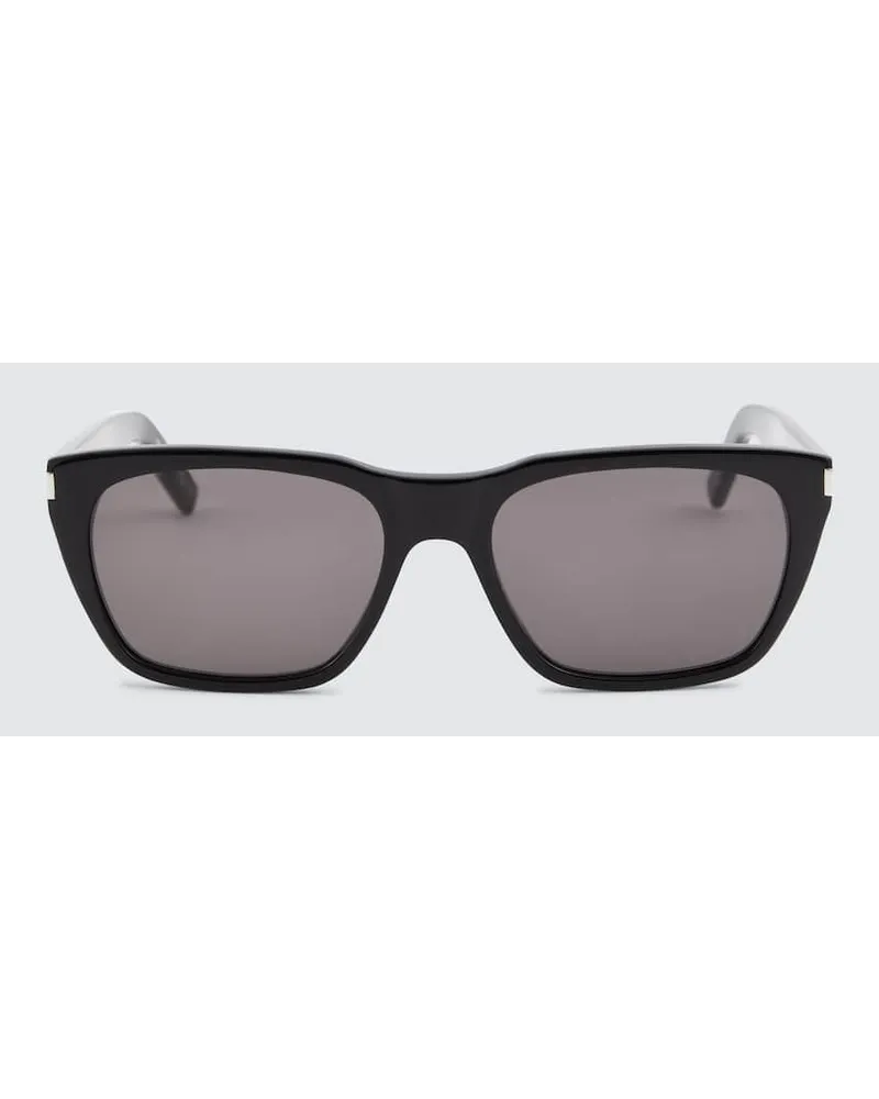 Saint Laurent Occhiali da sole rettangolari Betty Nero