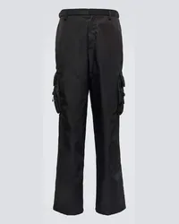 Prada Pantaloni cargo in Re-nylon Nero